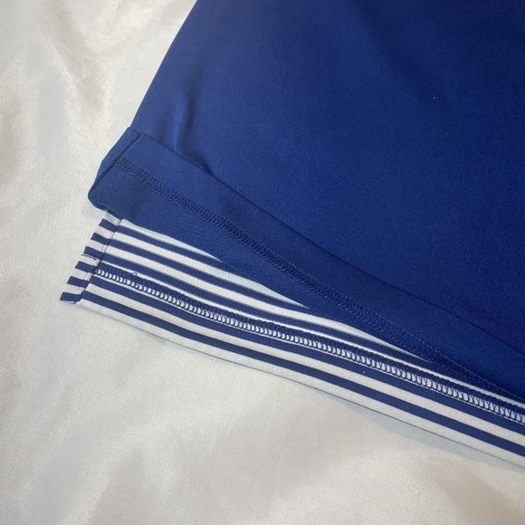 Izod Golf Polo Shirt Men's Large L Blue Collared Short Sleeve Athletic Quick Dry - Picture 7 of 8